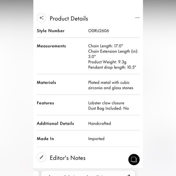 Kate Spade ♠️ Necklace - Picture 7 of 7